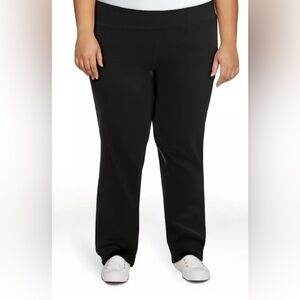 Athletic Women Black Dri More Core Athleisure Bootcut Yoga Pants XL Petite 16/18